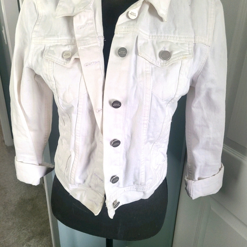White Jean jacket